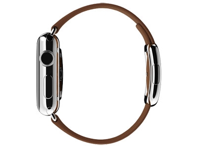 Смарт-часы Apple Watch 38mm Stainless Steel Brown Modern Buckle    (MJ3A2)