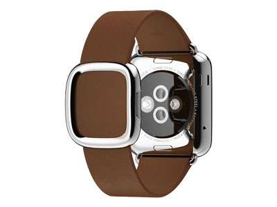 Смарт-часы Apple Watch 38mm Stainless Steel Brown Modern Buckle    (MJ3A2)