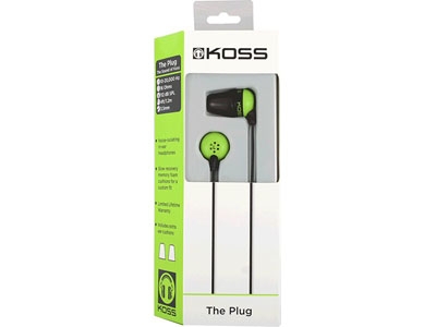 Наушники Koss The Plug Green