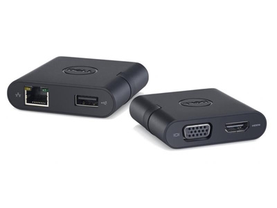 Адаптер Dell DA200 USB-C to HDMI/VGA/Ethernet/USB 3.0