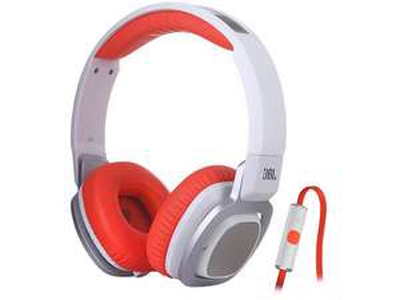 JBL On-Ear Headphone J55i  White/Orange