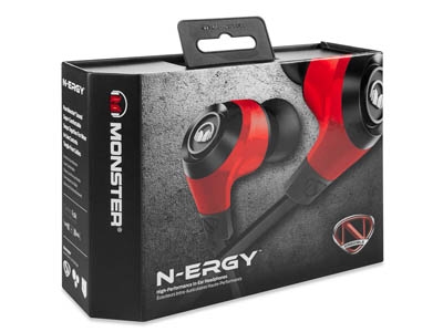 Наушники Monster NCredible NErgy In-Ear Cherry Red MNS-128489-00