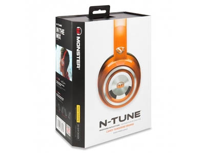 Наушники Monster NCredible NTune On-Ear Candy Tangerine MNS-128507-00
