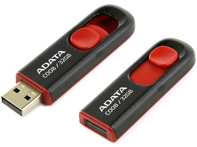 ADATA 32 GB C008 Black/Red