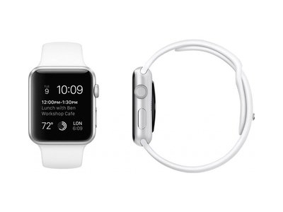 Смарт-часы Apple Watch Sport 38mm Silver Aluminum Case with Sport Band  (MJ2T2)