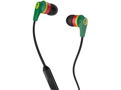 Наушники Skullcandy Ink'd 2.0 w/Mic  Rasta (S2IKDY-102)