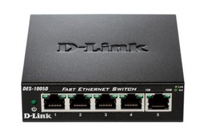 Коммутатор D-Link 5-port DES-1005D