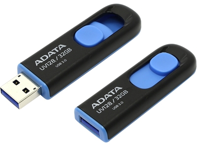 ADATA 32 GB UV128 Black-Blue