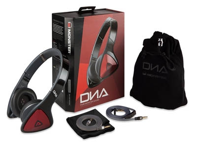 Наушники Monster DNA On-Ear Black Red MNS-128485-00
