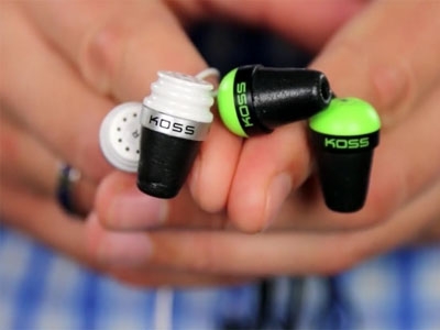 Наушники Koss The Plug Green