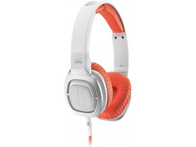 JBL On-Ear Headphone J55i  White/Orange