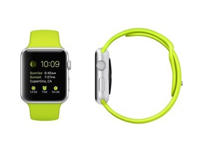 Смарт-часы Apple Watch Sport 38mm Silver Aluminum Case with Sport Band  (MJ2U2)