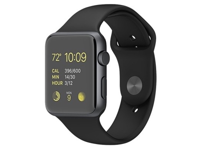 Смарт-часы Apple Watch Sport 42mm Space Gray Aluminum Case with Sport Band (MJ3T2)