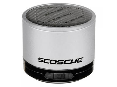 Аккустика Scosche Bluetooth boomSTREAM mini Portable Speaker - Silver (BTSPK1SR)