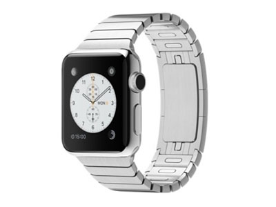 Смарт-часы Apple Watch 38mm Stainless Steel Case Case with LINK bracelet   (MJ3E2)