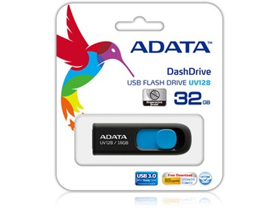 ADATA 32 GB UV128 Black-Blue