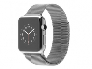 Смарт-часы Apple Watch 38mm Stainless Steel Case with Milanese Loop   (MJ322)