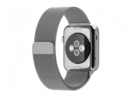 Смарт-часы Apple Watch 38mm Stainless Steel Case with Milanese Loop   (MJ322)