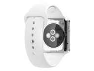 Смарт-часы Apple Watch 38mm Stainless Steel Case with Black Sport Band   (MJ3V2)