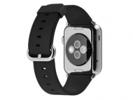 Apple Watch 38mm Stainless Steel Case with Black Classic Buckle MJ312